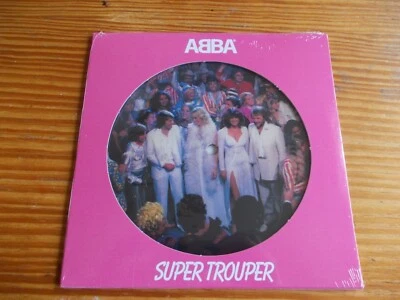 ABBA - SUPER TROUPER / THE PIPER -40TH ANNIVERSARY 7" PICTURE DISC -SEALED / NEW - Image 1 of 2