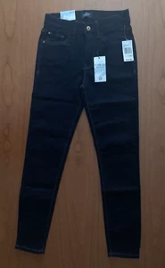 78 $ Curve Appeal verdeckter Komfort Gr. 2 hoher Bund Stretch Skinny Jeans dunkelblau - Bild 1 von 4