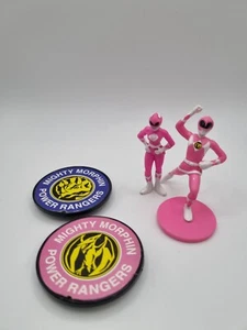 Vintage Power Rangers Merchandise Konvolut - inkl. Miniatur Figuren und Abzeichen - Bild 1 von 6