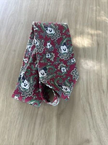 Mickey Mouse Mens Tie Necktie 100% Silk Very Good Condition - Picture 1 of 15