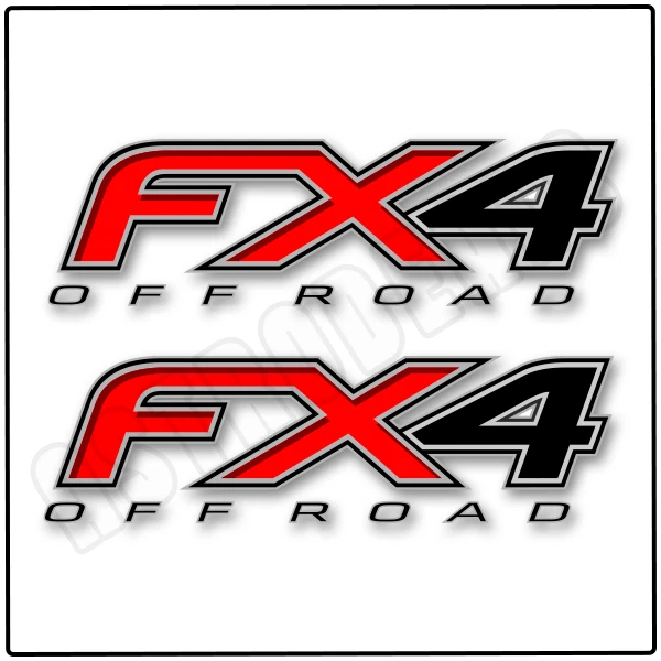 Juego de 2 calcomanías adhesivas todoterreno Ford F150 FX4 plataforma camión para 2012-2014 Foto 1 de 1