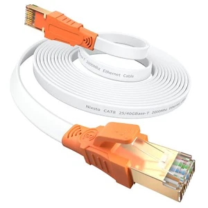 Câble Ethernet 30m Cat 8 Câble de Réseau Grande Vitesse 40Gbps 2000 MHz Câble... - Afbeelding 1 van 7