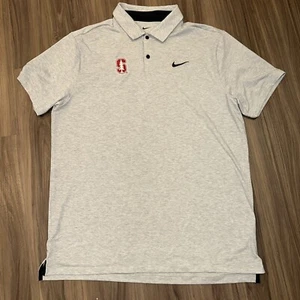 Nike Stanford Dri-FIT Tour Large Golf Polo hellrauchgrau/schwarz DV3123-077 - Bild 1 von 6