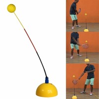 Portable Tennis Trainer Stereotype Swing Ball Machine Practice Training Tool New