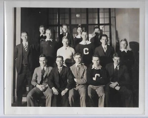 Lambda Sigma Honor Society Central High School Washington DC c.1930 orig photo - Picture 1 of 2