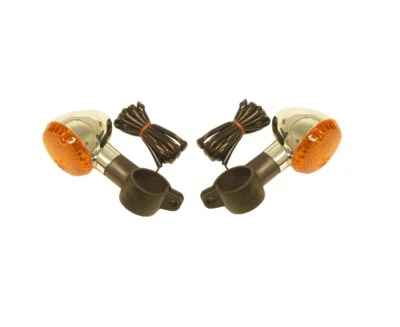 Blinkers Pair Front Left & Right For Kawasaki VN800 B Vulcan Classic 1996-2003 - Image 1 of 3