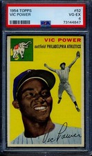 1954 Topps #52 Vic Power PSA 4 VG-EX *Philadelphia Athletics*