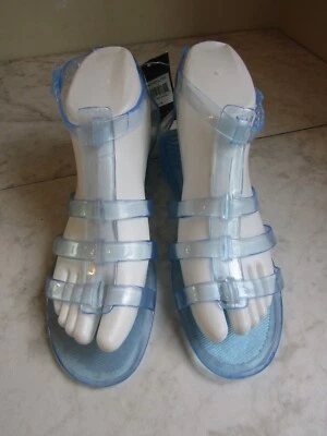 NUEVO CON ETIQUETAS BCBG Maxazria Glad Jell Aqua Mist Jelly Sandalia Zapatos Para Mujer Talla 6 Foto 1 de 4