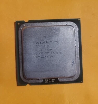 INTEL Celeron 1.6 GHz CPU 512c / 800FSB Socket 775 SL9XP Celeron 420 1.60GHZ - Image 1 of 3