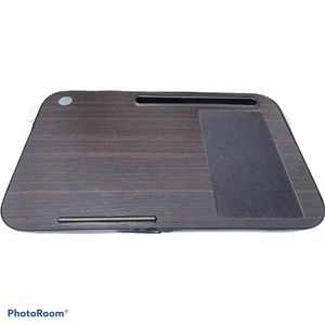 Padded Wood Tone Lap Desk Work Station 19”x12” - Picture 1 of 8