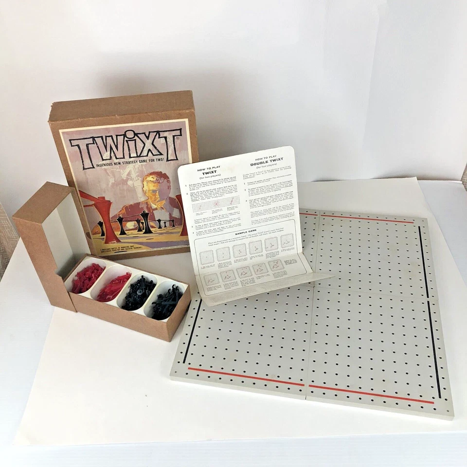 TWIXT Ingenious Strategy Game 3M Bookshelf Board Game Vintage 1962 - Image 1 of 4