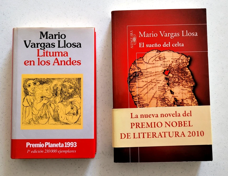 Mario Vargas Llosa Lot of 2 Books(See Pictures)In NM condition.(HB&DJ) and SC. - Image 1 of 4