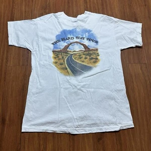 Camiseta De Colección 1992 Clint Negra Hard Way Tour XL S/S Música Doble Cara EE. UU. - Imagen 1 de 13