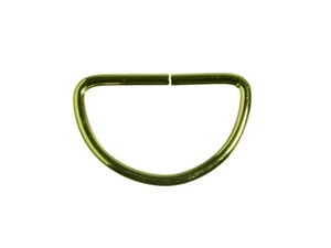 Nuovo 24 X Tendine Rivestimento Anelli a D Ottone Metallo 32mm 3.2cm - - Foto 1 di 1