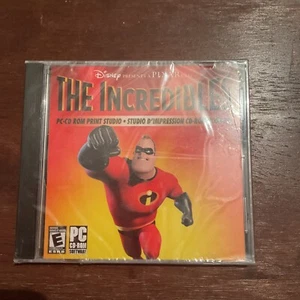 The Incredibles PC-CD ROM Print Studio Disney Pixar (Win 98/Me/XP) Computer Game - Picture 1 of 1