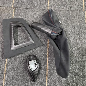 PARA BMW F30 F31 F34 M PERFORMANCE FIBRA CARBONO ALCANTARA INTERIOR MOLDURA LHD - Imagen 1 de 5