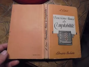 Ancien Manuel Scolaire L Cator Deuxième année de Comptabilité 1945 - Imagen 1 de 6