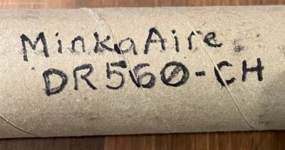 Вентиляторы Minka Aire DR560-CH аксессуар потолочный вентилятор нижний стержень 60 дюймов хром ЧИТАЙТЕ - Изображение 1 из 4