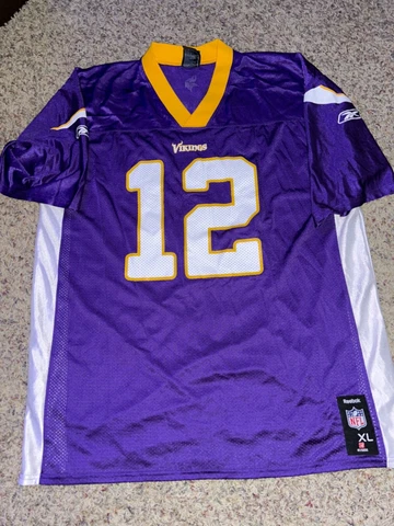 Percy Harvin Minnesota Vikings Jersey Adult XLarge Purple Yellow Football Reebok Cover