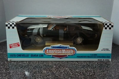 Peachstate/GMP 1:18 Ertl American Muscle 1970 Chevelle SS454 LS6 Dk Green #7017 - Image 1 of 4