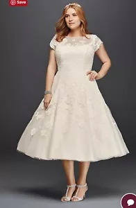 oleg cassini wedding dress - Picture 1 of 9