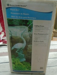 Koi Pond Fountain Spout - Fountain Bird Bath Garden Decor - Picture 1 of 4