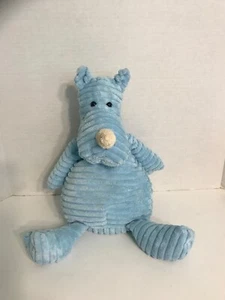 JellyCat London Cordy Roy Azul Rinoceronte 16" Bolsa de Frijoles Peluche Pana Relleno - Imagen 1 de 13