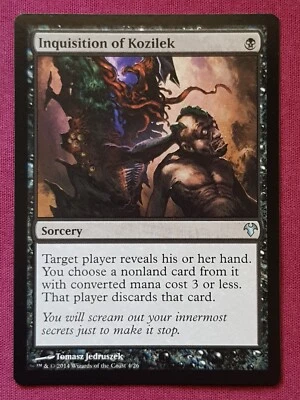 Magic The Gathering MODERN EVENT DECK INQUISITION OF KOZILEK black card MTG - Image 1 of 2
