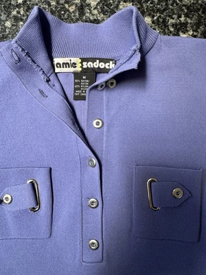 Jamie Sadock M Periwinkle Cotton Top - Image 1 of 3