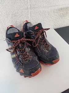 Adidas Rockadia Trail M Men's Size 9.5 Running Shoes Black/ Orange - Picture 1 of 9