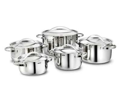 KOPF Stilo Kochtopfset 5 teilig Induktion 18/10 Edelstahl induktionsgeeignet - Bild 1 von 4