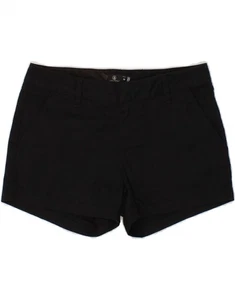 VOLCOM Womens Chino Shorts  W26 Small  Black Cotton QW02 - Picture 1 of 3