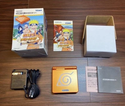 Mint Rare Game Boy Advance SP GBA Complete Box CIB Naruto Special Edition - Image 1 of 4