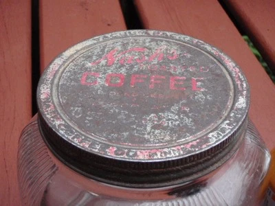 NASH'S TOASTED COFFEE VACUUM PACKED GLASS JAR 5 pounds METAL LID Mineapolis - Image 1 of 4