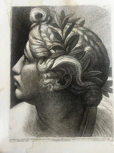 Saffo Poetessa Greca Da Raffaello – Paolo Fidanza inc. – XVII-XVIII. - Imagen 1 de 6