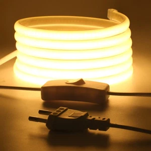 230V COB Neon LED Streifen Stripe Lichtband IP67 Außen Beleuchtung Wasserdicht - Bild 1 von 23