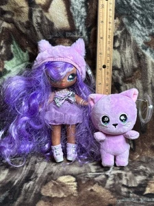 Na! Na! Na! Sorpresa Pequeño Gatito Lavanda Moda Muñeca Y Gato con Etiqueta - Imagen 1 de 10