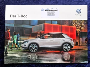 VW T-Roc Prospekt 6.2019  mit Farben und Polstern - Bild 1 von 9
