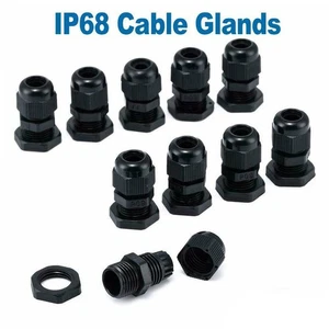 M12-M40 Nylon Plástico Cable Glándulas Juntas Impermeable Tapa Cubierta Glándula para Cable - Imagen 1 de 11