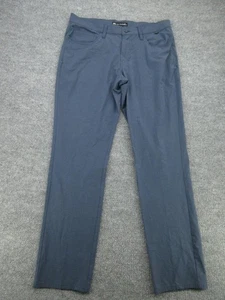 TravisMathew Pants Mens 34 Blue Gray Stretch 5 Pocket Golf Chino Performance - Picture 1 of 17