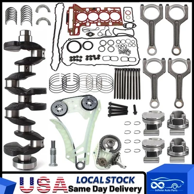 Engine Rebuild Overhaul Crankshaf Kit for BMW N20 N26 2X 3X 4X 5X 125i 320i 328i Foto 1 de 4