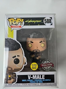 V-MALE #588 🎯Funko Pop! Cyberpunk 2077 GITD SPECIAL EDITION - Bild 1 von 2