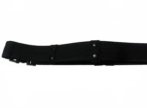 Rugged Nylon Adjustable Black Belt Strap Buckle Utility Multi-Snap Design - Picture 1 of 9