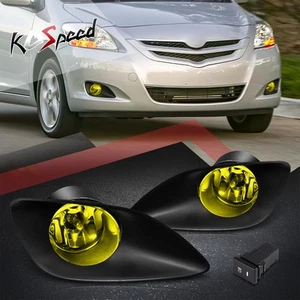 Amber Lens Front Bumper Fog Light Foglamps w/Switch+Bezel for 06-11 Yaris 4-Dr - Bild 1 von 8