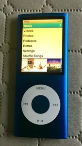 Apple iPod Nano 4th Generation Blue (8GB) - Picture 1 of 4