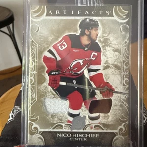 2024-25 Upper Deck Artifacts Nico Hischier Gold Materials 059/299 - Picture 1 of 4