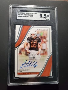 2023 Panini Immaculate Collection Signature Moves Arch Manning #SM-ARM /99 RC - Picture 1 of 2