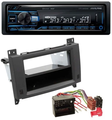Alpine USB Bluetooth DAB MP3 Autoradio für Mercedes A- B-Klasse Vito rubbertouch - Bild 1 von 4