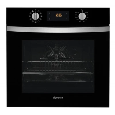 INDESIT IFW 4844 H BL FORNO ELTTRICO DA INCASSO VENTILATO 71 LT NERO  A+   - Immagine 1 di 4