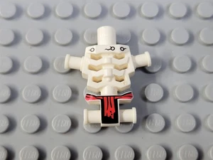 LEGO Ninjago Scheletro Minifigure Torso con Pettorina Rossa - Foto 1 di 1